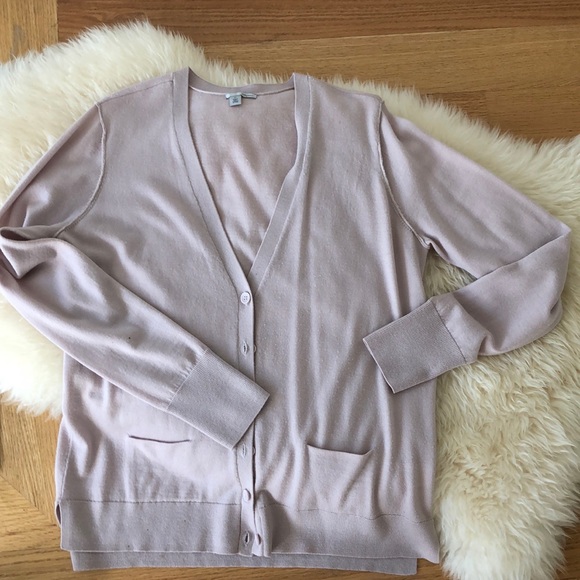 Halogen Sweaters - Halogen dusty pink cardigan